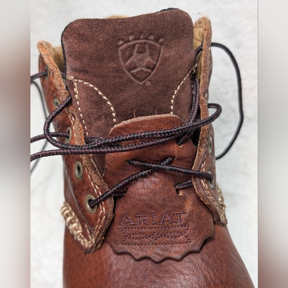 Ariat Canyon Women's 6.5B Soft Toe Lace-Up Casual Western Leather Boots - Picture 8 of 10